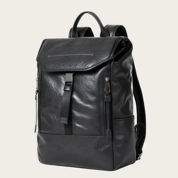 【植鞣牛革】バックパック |15.6 インチ PC 収納可｜大容量設計・通勤・旅行対応|