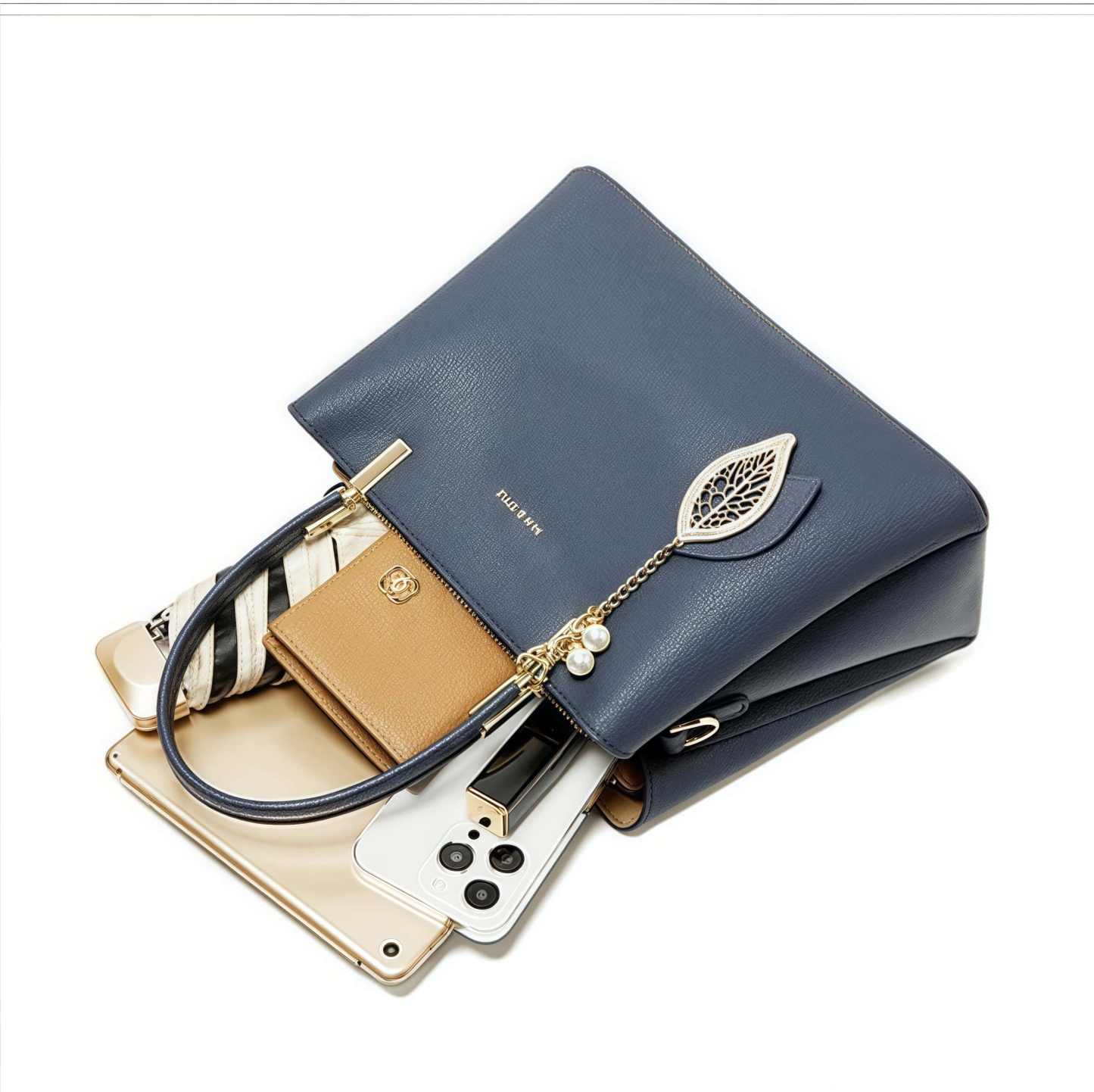 季節の新作！•贅沢感•青|黒|ワインレッド|3色•天然牛革ハンドバッグ•牛革ショルダーバッグ