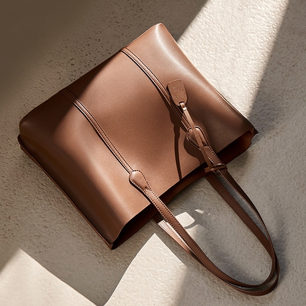 3色|牛革トートバッグ|牛革片肩バッグ|A4 サイズに対応