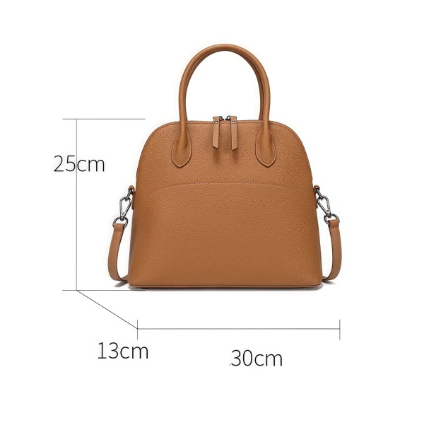 繊細なデザイン ！•カラメル/グレー/黒/3色•天然牛革ハンドバッグ•牛革ショルダーバッグ