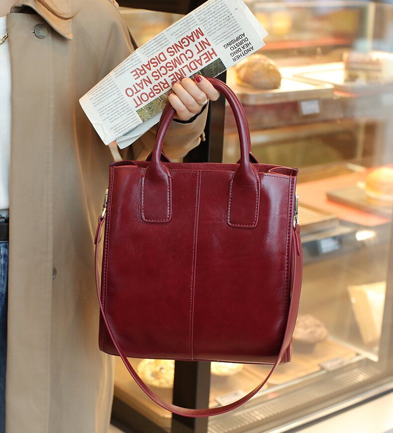 植物タンニン鞣しの牛革|ショルダーバッグ|ハンドバッグ|牛革トートバッグ 