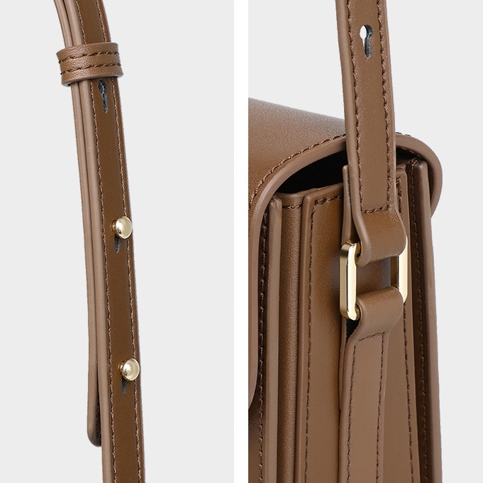 NEW ! •茶色•天然牛革ショルダーバッグ• 牛革肩掛けバッグ