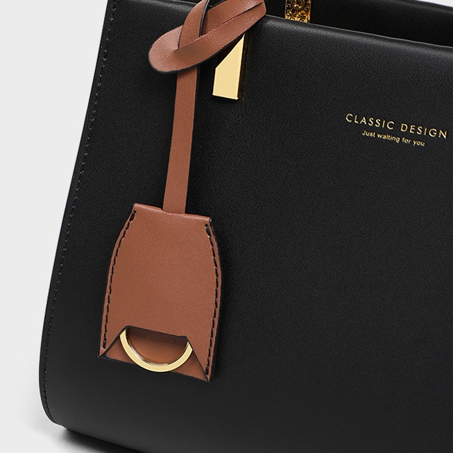 トレンディ ！•黒•3WAY•天然牛革ハンドバッグ•牛革ショルダーバッグ