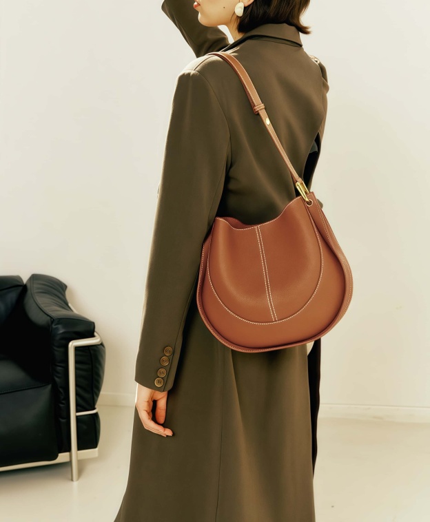 4色|上質な牛革ショルダーバッグ|トートバッグ|内ポケット+外ポケット