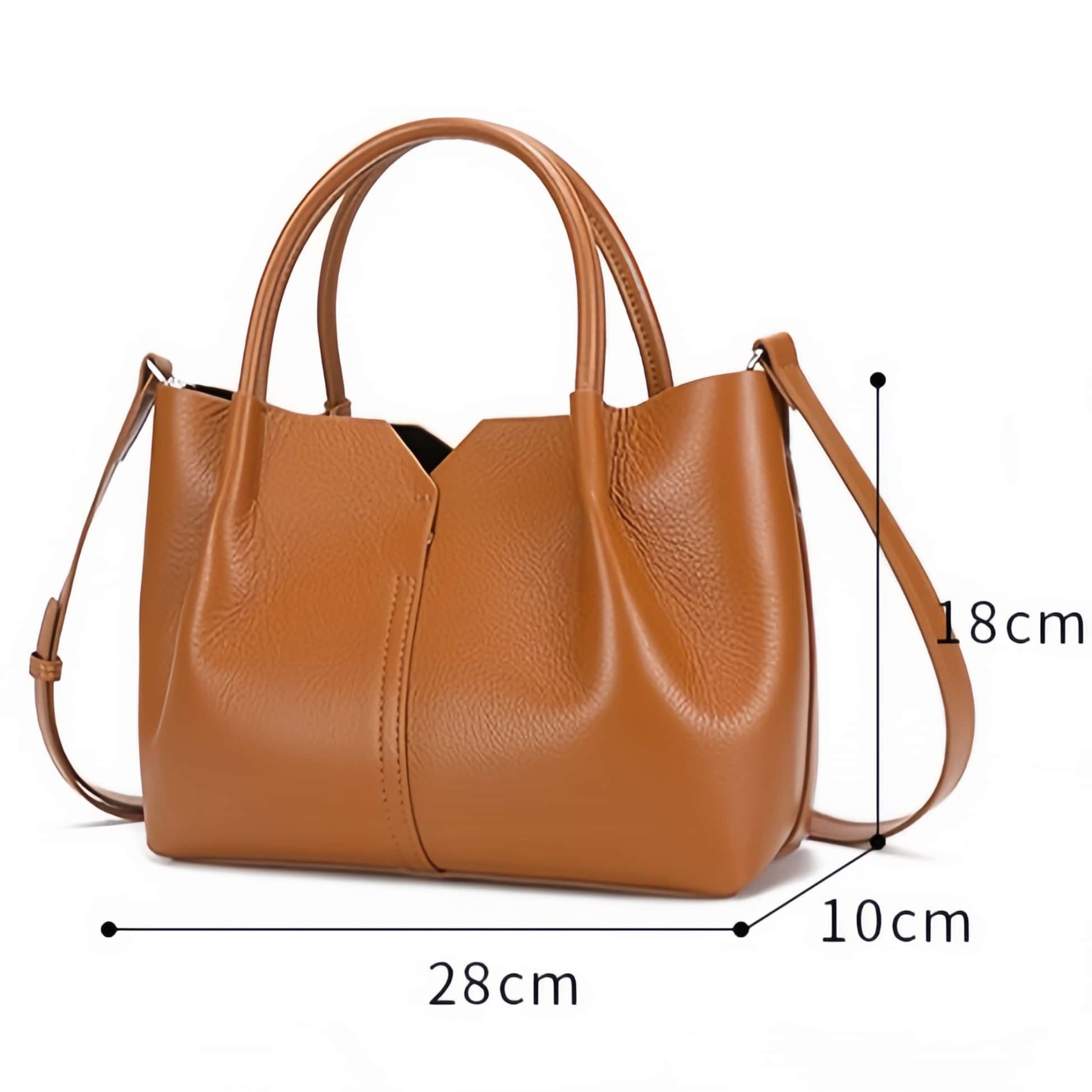 細部にわたって美し ！•3WAY•4色•牛革ハンドバッグ•本革ショルダーバッグ• 斜めショルダーバッグ