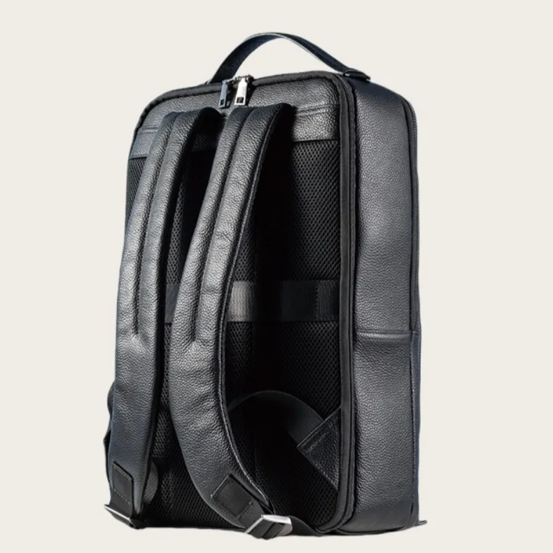 【牛革】ビジネスバックパック｜通勤・出張に最適｜15.6 インチノート収納可