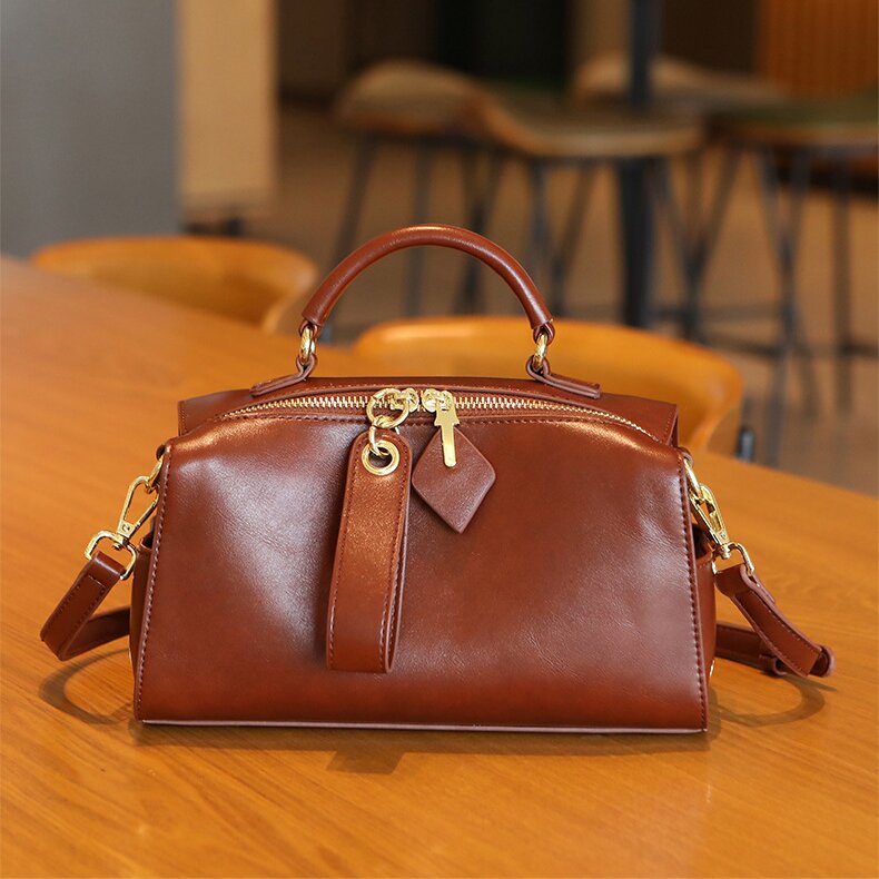 牛革斜め掛けバッグ|牛革ショルダーバッグ|牛革肩がけかばん |手提げバッグ