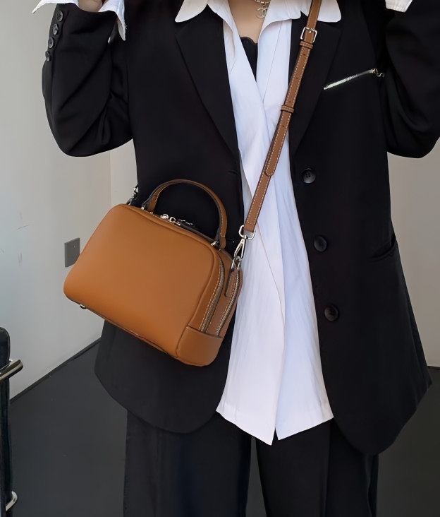 6色レザーバッグ|ボストンバッグ|手提げバッグ|斜め掛けバッグ