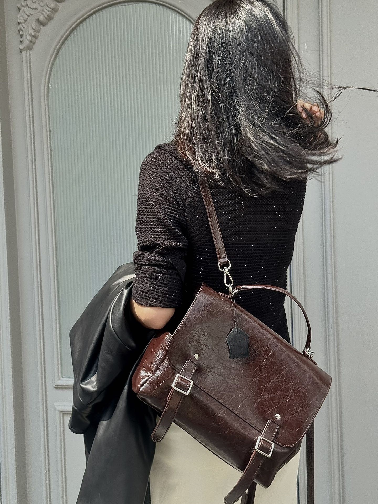 ▪高級感 ！ ▪4色•3つの使用モードを切り替え自在▪天然な牛革リユックバック▪牛革ショルダーバッグ▪ハンドバッグ