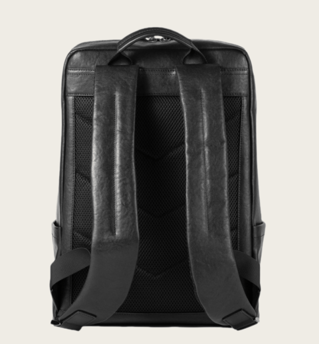 【植物鞣し牛革】オフィス用通勤バックパック 撥水仕様 ノート PC 対応