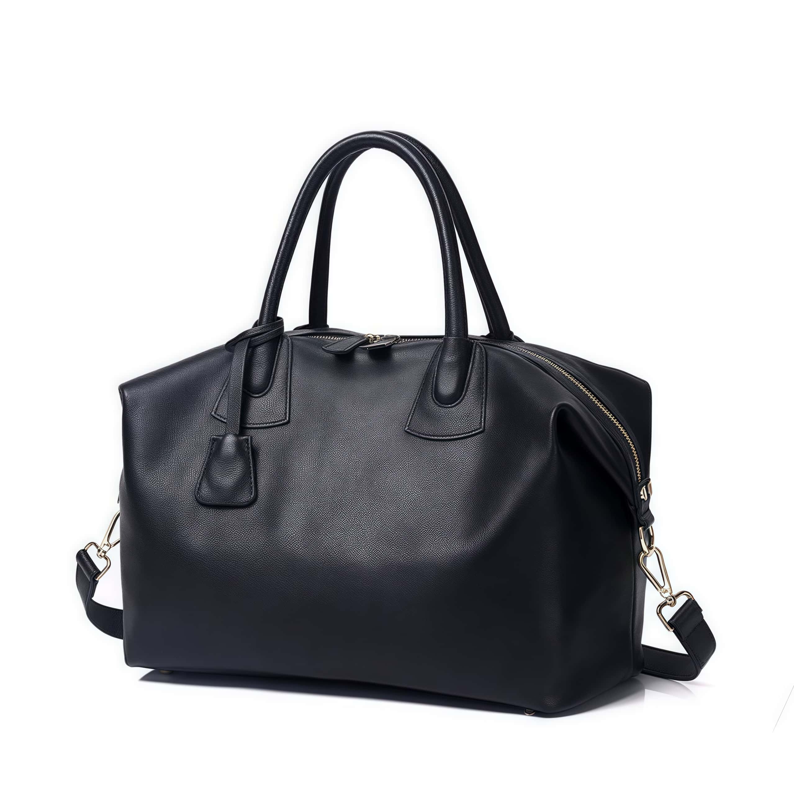 シックな！♦3WAY♦カラメル|黒|茶|3色展開！♦天然の厚みある柔らかい牛革製ハンドバッグ♦牛革肩掛けバッグ