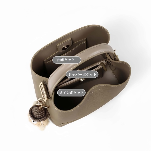 3WAY•厚みのある柔らかい天然牛革ハンドバッグ•牛革ショルダーバッグ•2本の肩ベルト