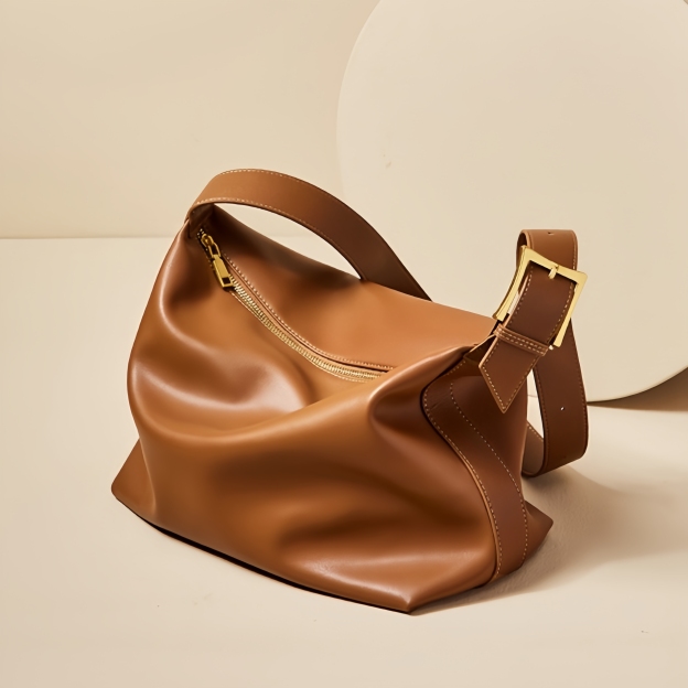 コーヒー|ベージュ|カラメル|黒|白|クリーム•6色|牛革ショルダーバッグ