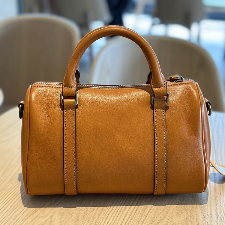 NEW ! •カラメル|茶|黒|コーヒー|4色•3WAY•天然牛革ハンドバッグ•牛革ショルダーバッグ