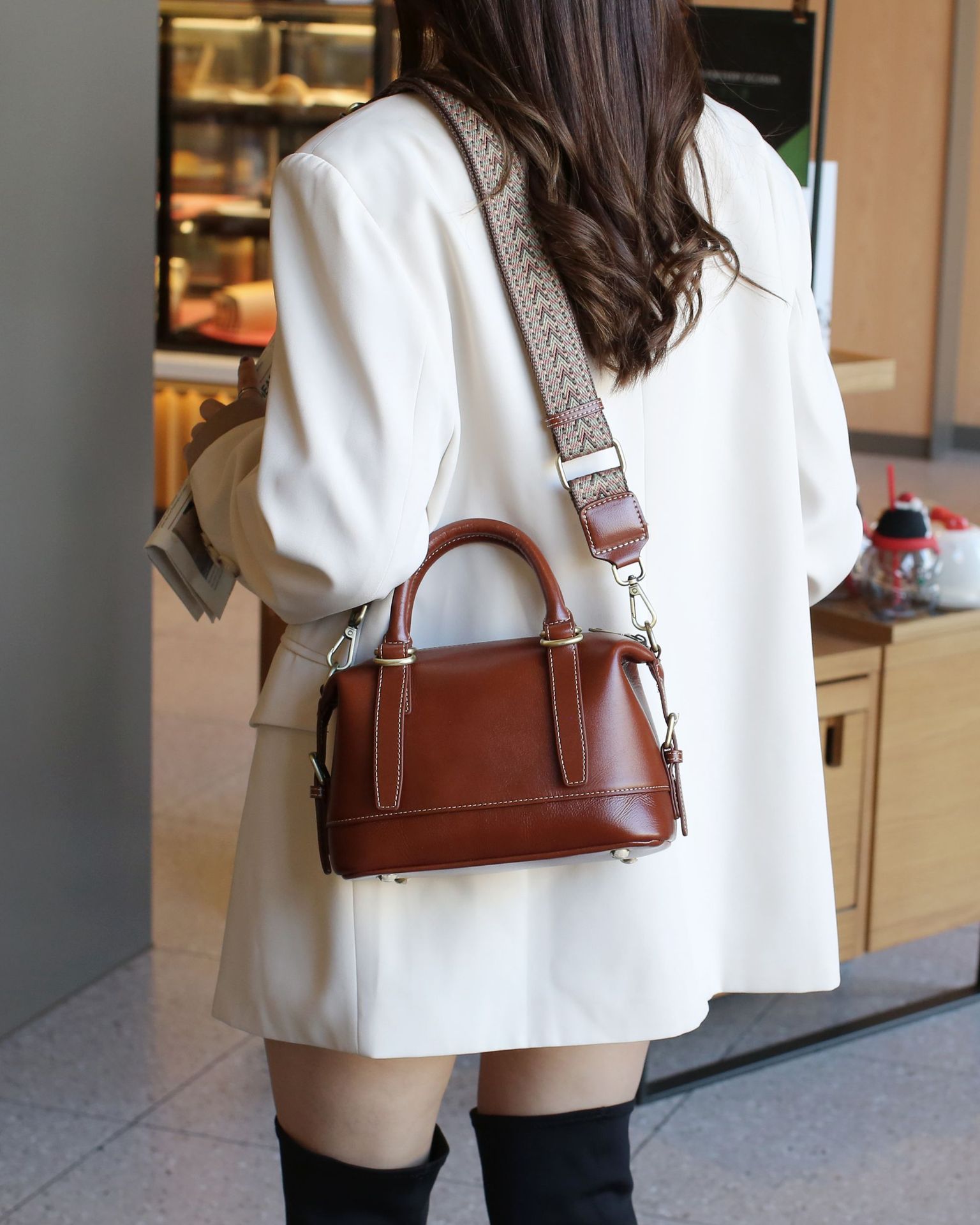 6色|2WAY|天然牛革ハンドバッグ|牛革ショルダーバッグ