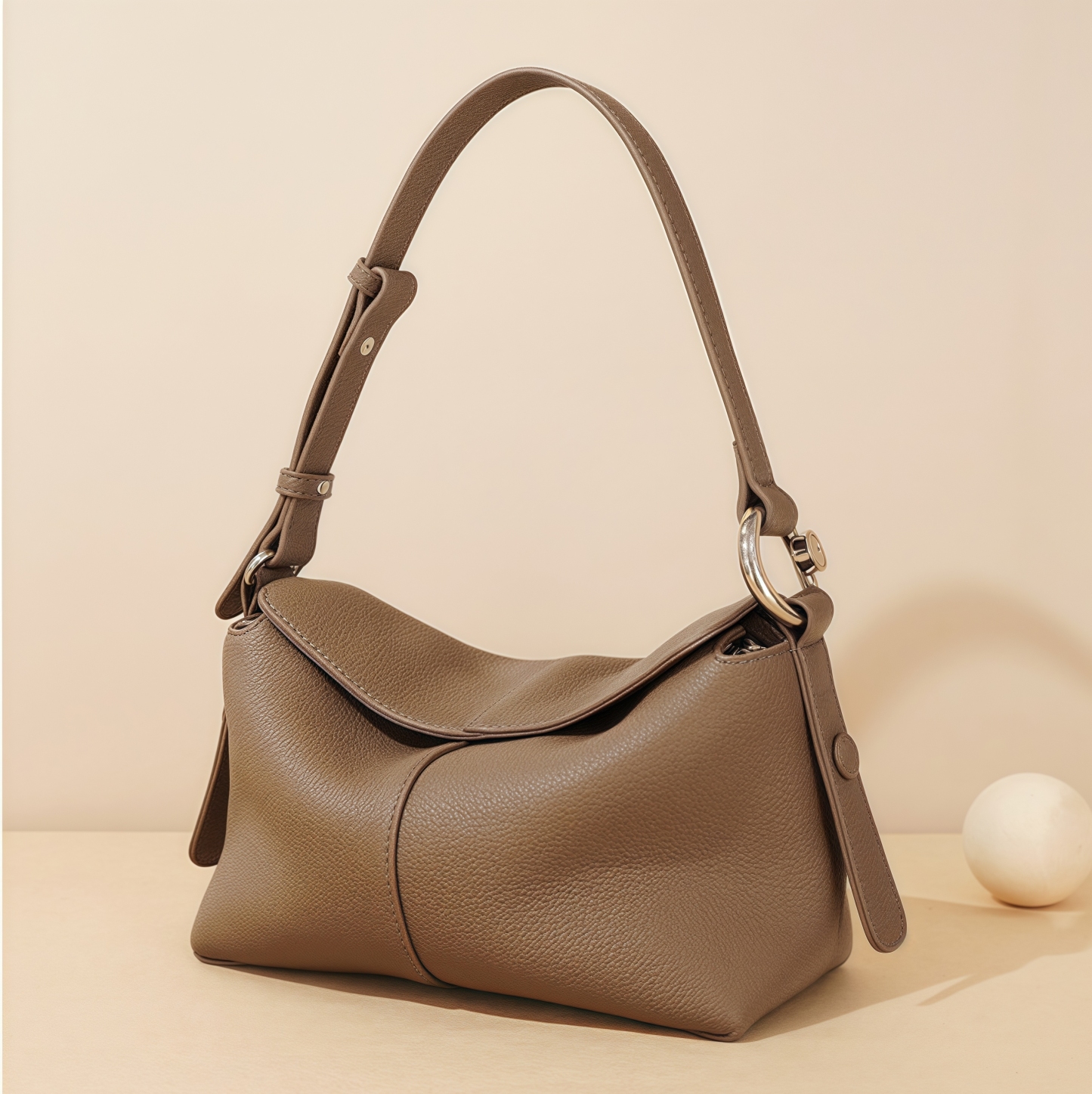 牛革斜ショルダーバッグ|2WAY