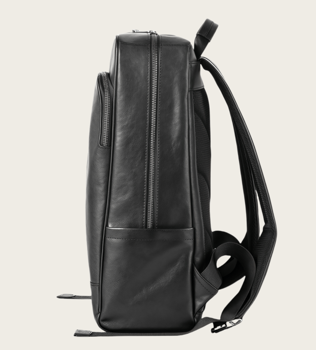 【植物鞣し牛革】オフィス用通勤バックパック 撥水仕様 ノート PC 対応