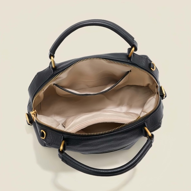 スタイリッシュ！•2色•3WAY•天然厚み柔らかい牛革ハンドバッグ・牛革肩掛けバッグ