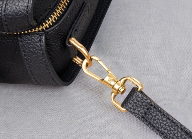 新作！黒|カーキ|2色•3WAY•厚手な天然軟めな天然牛革ハンドバッグ•牛革ショルダーバッグ