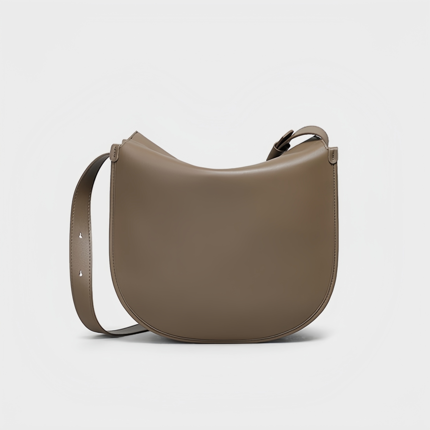 モダンなファッション感 ！|コーヒー|天然牛革ショルダーバッグ|牛革肩掛けバッグ