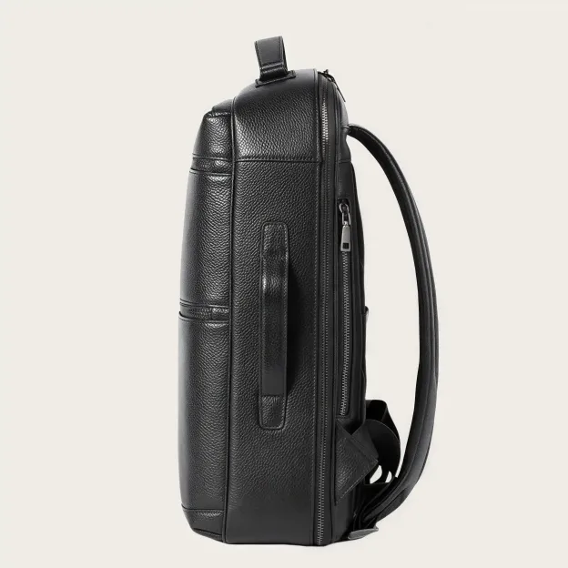 「横持ち・縦持ち・肩掛け」3WAY|牛革のビジネスリュック|大容量|ビジネス通勤に最適