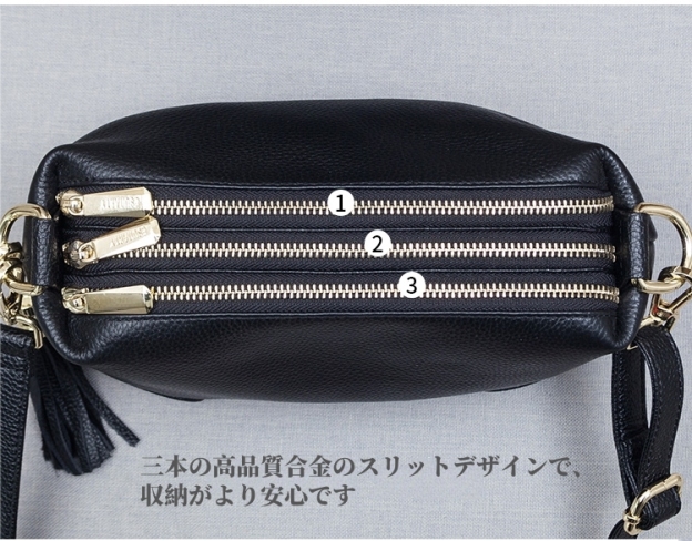 4色|斜め掛けバッグ|牛革斜ショルダーバッグ|肩掛けバッグ