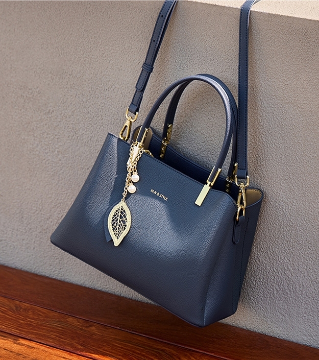 季節の新作！•贅沢感•青|黒|ワインレッド|3色•天然牛革ハンドバッグ•牛革ショルダーバッグ