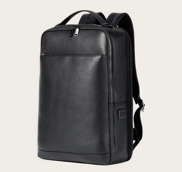【牛革】ビジネスバックパック｜通勤・出張に最適｜15.6 インチノート収納可