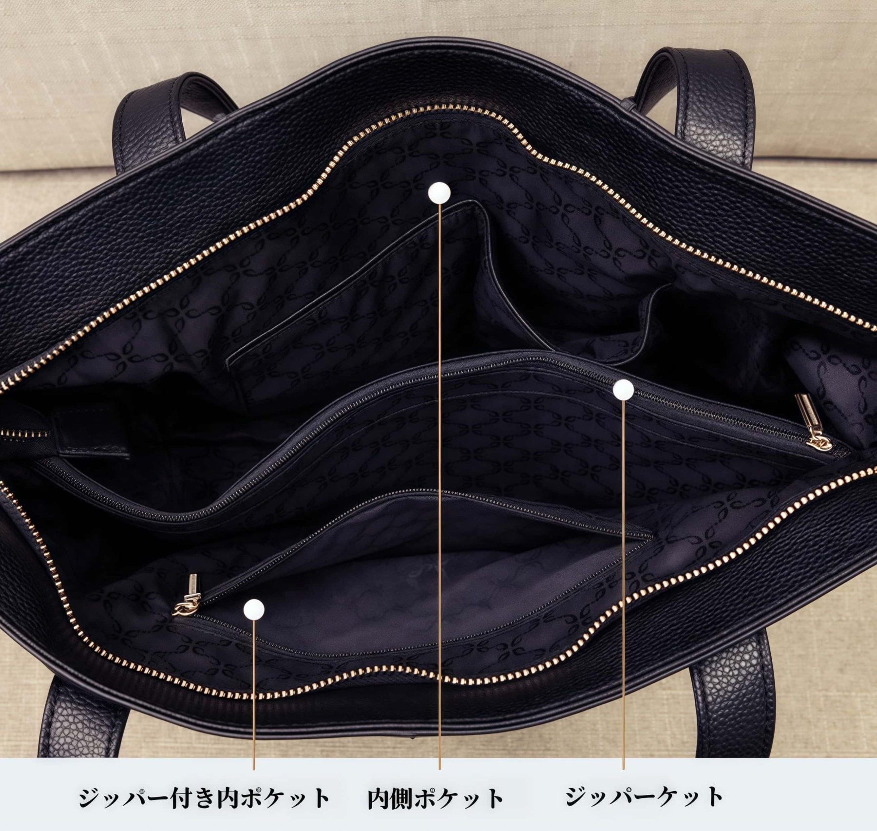 3WAY大容量牛革トートバッグ|肩掛けバッグ|ショルダーバッグ|A4 サイズに対応して