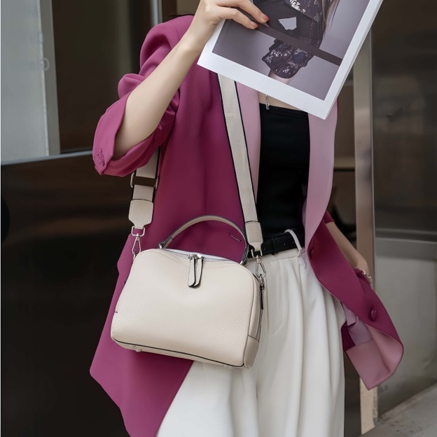 6色レザーバッグ|ボストンバッグ|手提げバッグ|斜め掛けバッグ