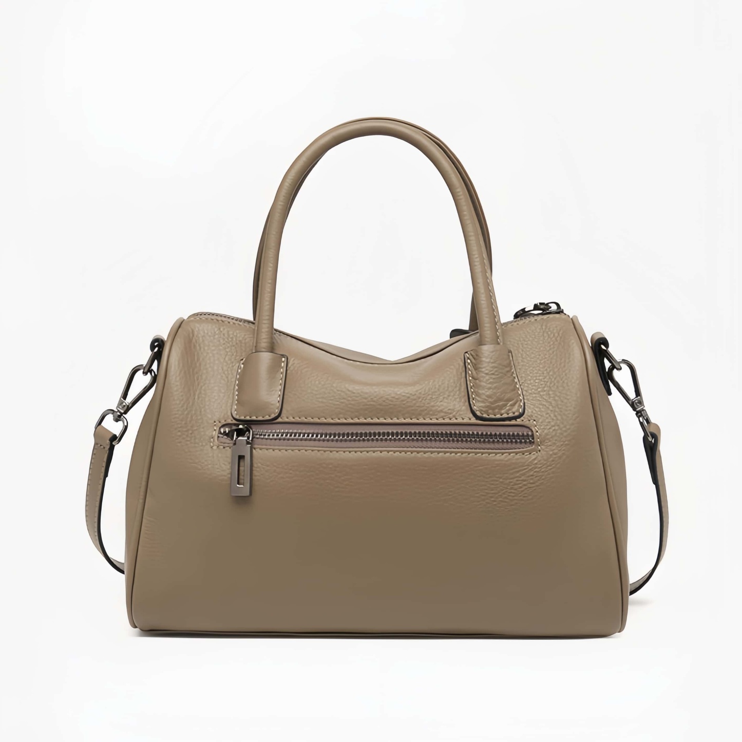 軽量で快適 ！•カーキ|黒|カラメル|3色•3WAY•厚みのある柔らかい天然牛革ハンドバッグ•牛革ショルダーバッグ