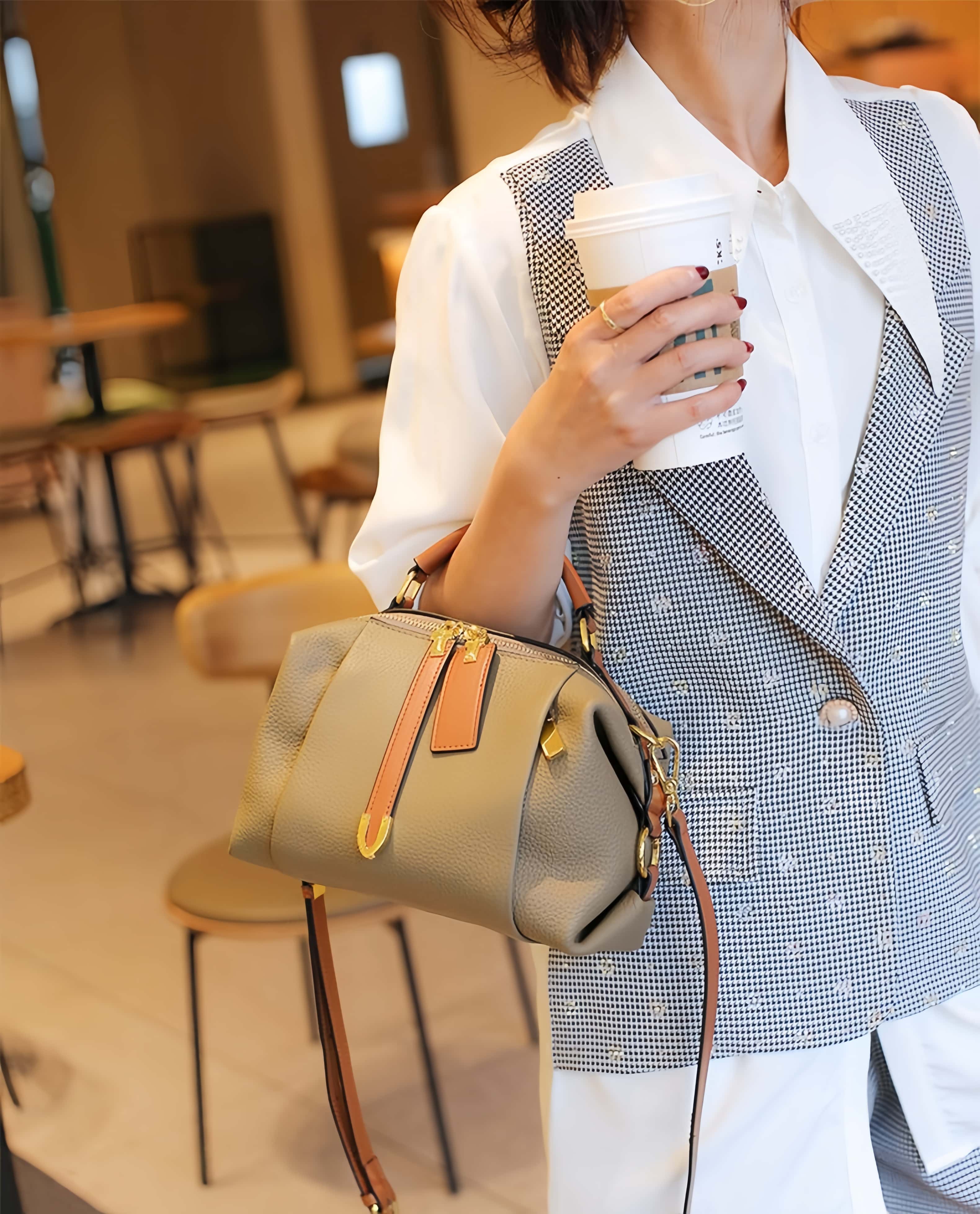 3WAY|牛革ハンドバッグ|ショルダーバッグ|