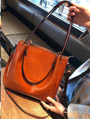 6色|3WAY牛革トートバッグ|牛革肩がけかばん|ハンドバッグ|レザーバッグ|斜め掛けバッグ