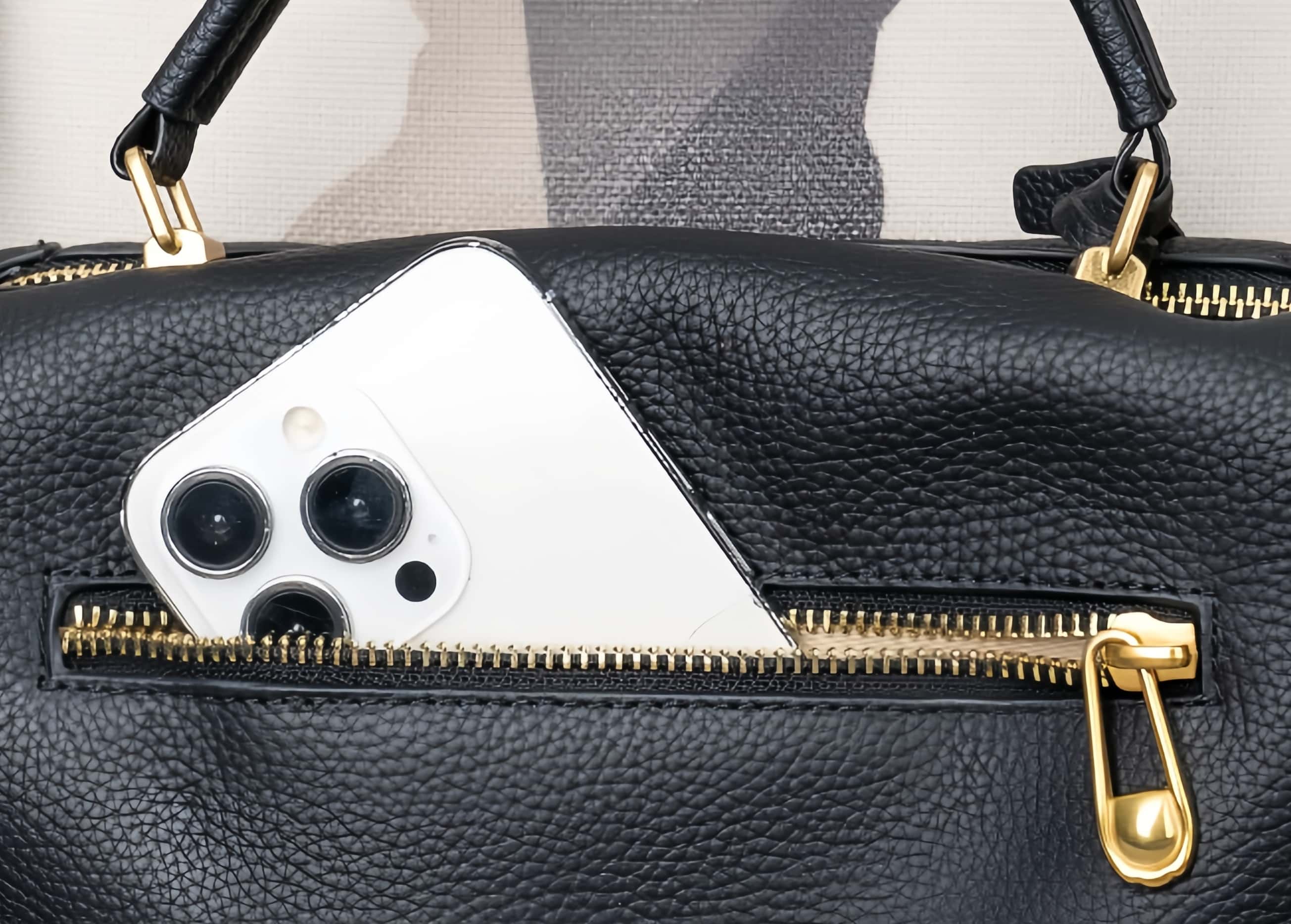 新作！黒|カーキ|2色•3WAY•厚手な天然軟めな天然牛革ハンドバッグ•牛革ショルダーバッグ