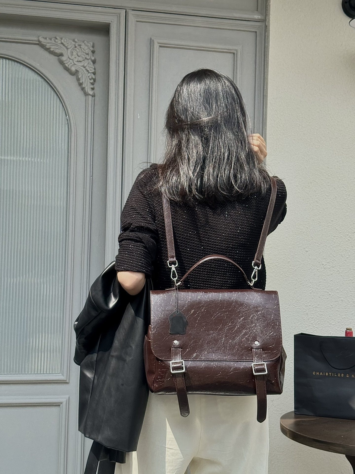 ▪高級感 ！ ▪4色•3つの使用モードを切り替え自在▪天然な牛革リユックバック▪牛革ショルダーバッグ▪ハンドバッグ