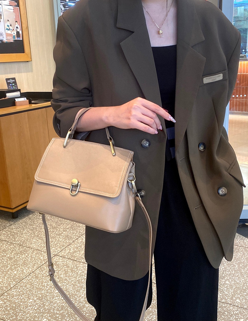 エレガント•5色•天然牛革ハンドバッグ•牛革ショルダーバッグ•2本の肩ベルトを付属