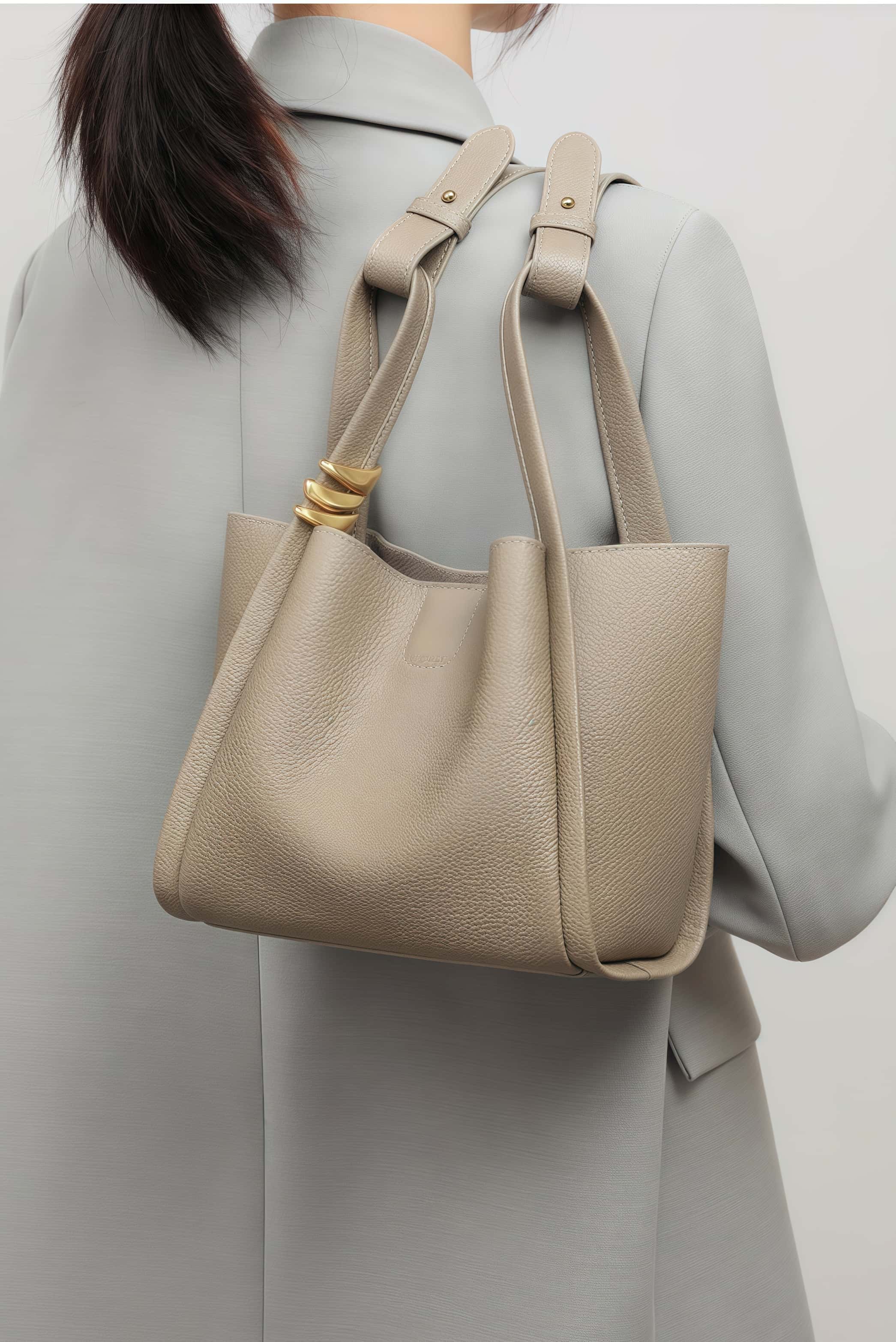 牛革ハンドバッグ|牛革ショルダーバッグ|子母バッグ