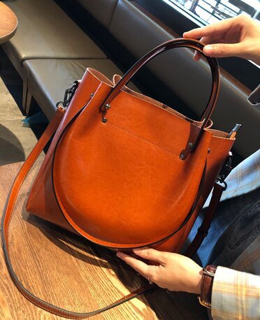 6色|3WAY牛革トートバッグ|牛革肩がけかばん|ハンドバッグ|レザーバッグ|斜め掛けバッグ