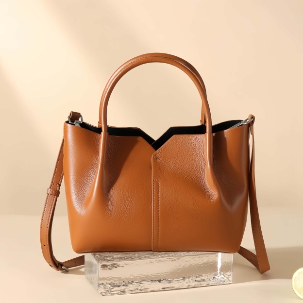 細部にわたって美し ！•3WAY•4色•牛革ハンドバッグ•本革ショルダーバッグ• 斜めショルダーバッグ