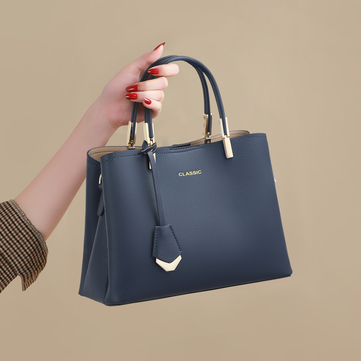 気質感！•3WAY•天然牛革ハンドバッグ•牛革ショルダーバッグ