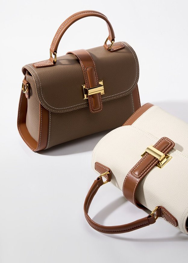 上質の魅力 ！|白|グレー|2色|牛革ハンドバッグ♥牛革ショルダーバッグ