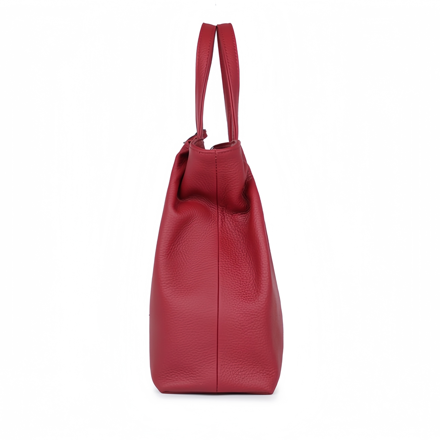 優雅な気質！•カーキ|黒|カラメル|ワインレッド|4色•3WAY•厚手な天然軟めな牛革ハンドバッグ•牛革ショルダーバッグ