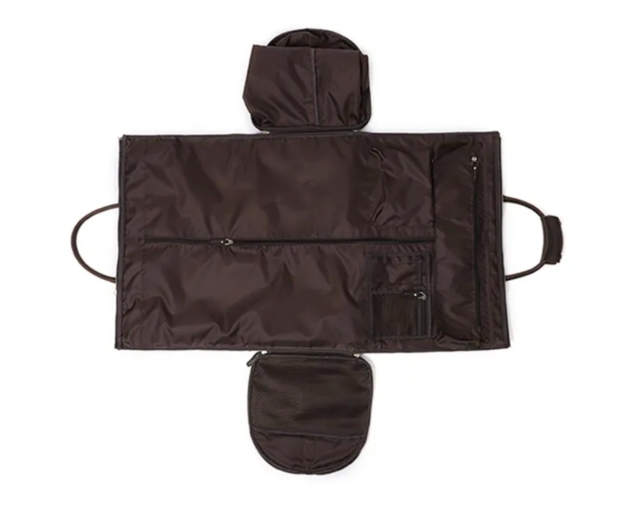 旅行包干湿分离可折叠真皮行李包带独立鞋仓旅行袋疯马皮行李袋