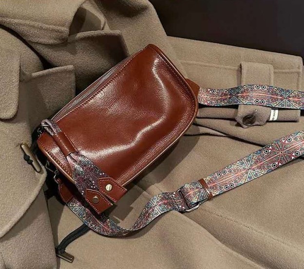 レザーバッグ|2WAY|5色|植物鞣し天然牛革ショルダーバッグ|サコッシュ