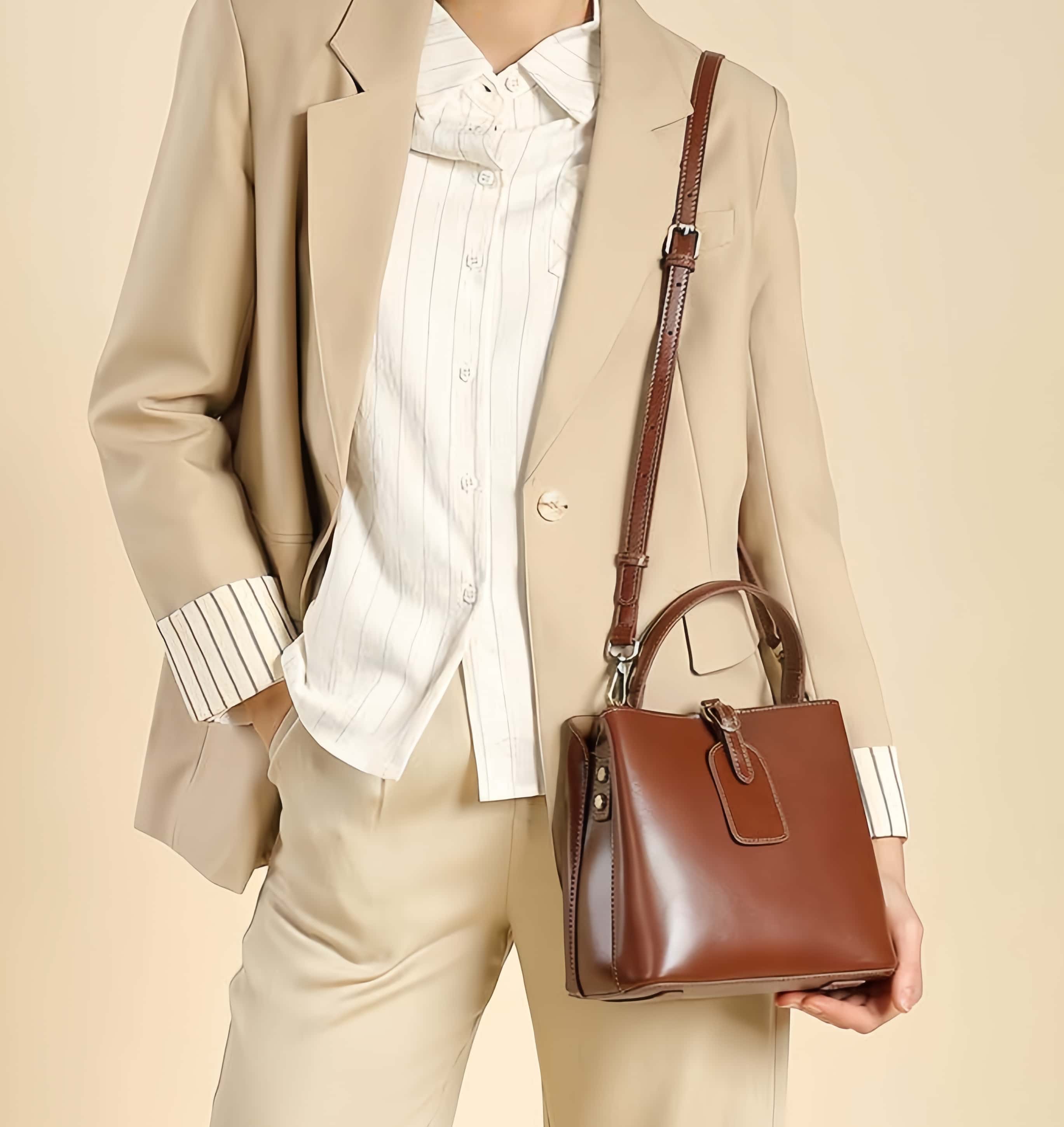 レディースレザーバッグ|牛革ハンドバッグ|3WAY|7色|牛革ショルダーバッグ