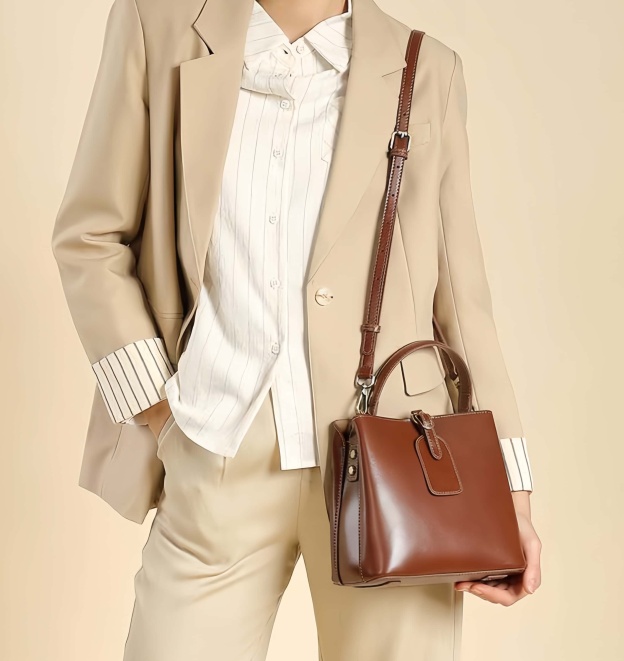 レディースレザーバッグ|牛革ハンドバッグ|3WAY|7色|牛革ショルダーバッグ