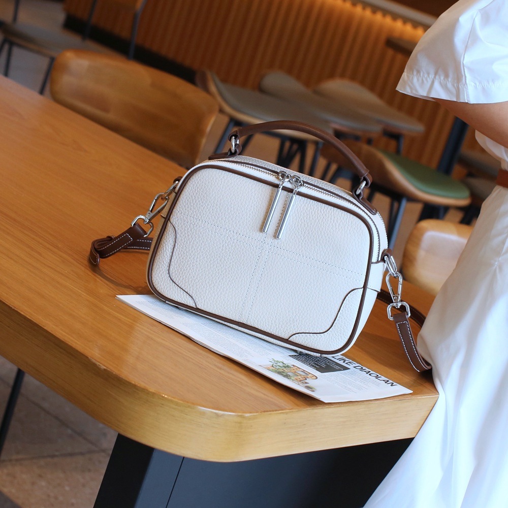 レトロな牛革バッグ|片肩バッグ|斜め掛けバッグ|ハンドバッグ|ショルダーバッグ