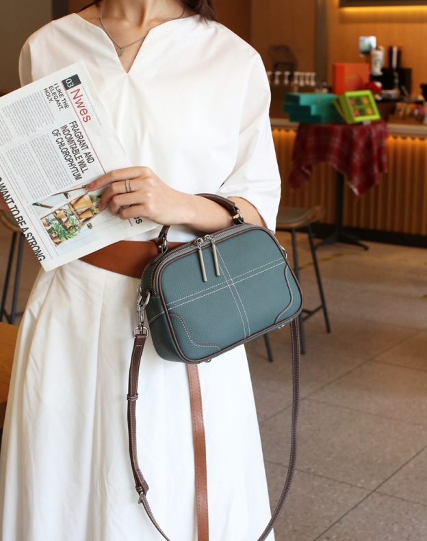 レトロな牛革バッグ|片肩バッグ|斜め掛けバッグ|ハンドバッグ|ショルダーバッグ