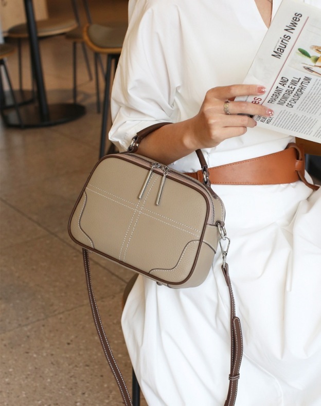 レトロな牛革バッグ|片肩バッグ|斜め掛けバッグ|ハンドバッグ|ショルダーバッグ