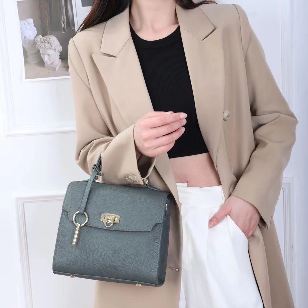 4色|牛革バッグ|牛革ハンドバッグ|ショルダーバッグ|斜め掛けバッグ